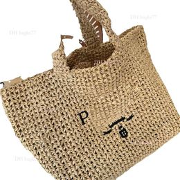 24ss Designer Beach Bag Tote Crochet Classic Shopping Handbags Women with Letters Handbag Large Capacity Ladies Sace