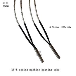 Free shipping 6.5*40mm Heater Length AC 110V 60W Electric Cartridge Heater Heating Element for DY-8 coding machine