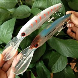 NOEBY 2pcs 12cm 30g 14cm 50g 16cm 70g Trolling Fishing Lure Wobbler Set MINNOW Hard Bait Trolling Fishing Tackle NBL90 240312