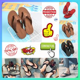 Designer Casual Platform Slides Slippers Men Woman anti slip wear-resistant weight breathable super soles flip flop Flat Beach sandals GAI