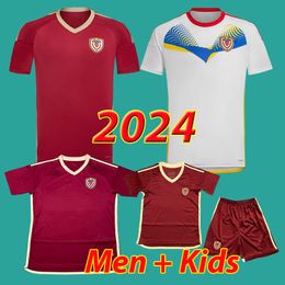 2024 2025 Copa Venezuela Soccer Jerseys national team Home Red Away White football kits 24 25 football shirs Men Kids Kit Uniform