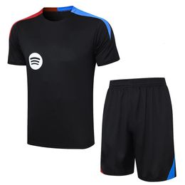 2425 BarceLona Short Sleeve Training Clothes Soccer Jersey Wear Football Sport Suit Sportswear 240312