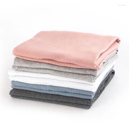 Blankets Single Double Layer Warmth Stripe For Born Sleeping Blanket Soft Travel Girls Baby Gift Air Conditioner Quilt Boy