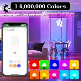 Smart Home Control Rgb Cw 15w Customizable Highly Sought-after Stylish Led Bulb With Siri Voice Automation Homekit