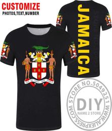 JAMAICA t shirt diy custom made name number Summer style Men Women Fashion Short sleeve funny Tshirts The casual t shirt X067625629