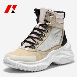 HBP Non Brand Fashion Casual Winter Ankle Boots Winter Warm Snow Boots Shoes Rubber Custom Newest Design Martin Boots Ladies For Women