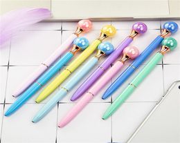 New Arrival Pearl Metal Ballpoint Pens Queens Crutch Pen School Office Supplies Signature Business Pen Student Gift3096694