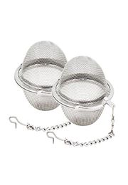 Stainless Steel Mesh Tea Balls 5cm Tea Infuser Strainers Philtres Interval Diffuser For Tea Kitchen Dining Bar Tools WX93786328157