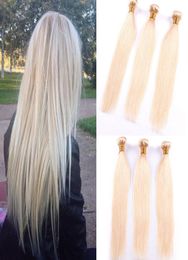 Coloured Brazilian Remy Human Hair Weave Straight 613 Blonde Human Hair 3 Bundles Cheap Brazilian Human Hair Extensions Deals Vend9667291