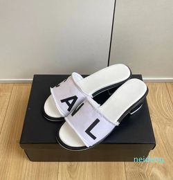 2024 designer shoes slide Slippers sandals 6 Colour loafer pool Casual Shoe flat man mule Womens sexy sliders girl Summer Beach slide 35-40