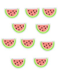 10PCS watermelon embroidery patches for clothing ironon patch applique iron on patches sewing accessories badge stickers on cloth7240802