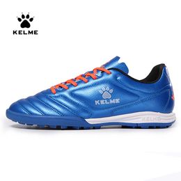 KELME Men Training TF Soccer Shoes Artificial Grass AntiSlippery Youth Football AG Sports 871701 240228