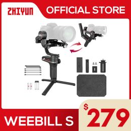 Heads Zhiyun Official Weebill S Camera Gimbal 3axis Image Transmission Stabiliser for Mirrorless Camera Oled Display Handheld Gimbals
