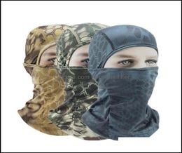 Motorcycle Helmets Motorcycle Helmets Summer Silk Breathable Face Mask Thermal Synthetic Tra Thin Bicycle Bike Ski Clava Hat Headw1580615