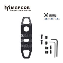 Ma Gaipu Metal 3-slot KEYMOD MLOK Rail Base Hollow Rail Bar Toy Accessories Model