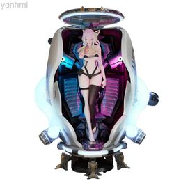 Action Toy Figures 46.4Cm Gk Cyberpunk Edgerunners Lucy Game Action Figure Sexy Girl Limited Edition Statue Model Garage Kit Ornament Toys Gift ldd240314