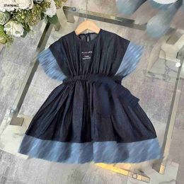 Luxury girls dresses girl skirt Size 110-160 CM kids designer clothes Princess dress Embroidered letters baby frock 24Mar