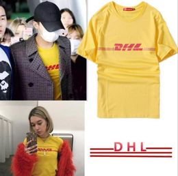 Gosha Rubchinskiy TShirts Men Women DHL Printed Tops Tee Cotton Short sleeve Gosha designer TShirts Vetements Shirt Yellow S3XL9893573