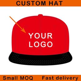 Custom baseball hat small MOQ order flat brim full close fitted 3D fashion embroidery trucker basketball football golf tennis spor249q