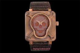 2024 BRS Factory Men's Watch Size 46mmX7.5mm 2824 Self-winding mechanical movement Bronze case titanium back