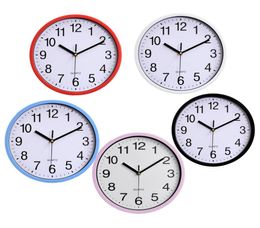 10 inch 25CM plastic wall clock quartz low noise hanging digital clock bedroom living room simple clocks8904758