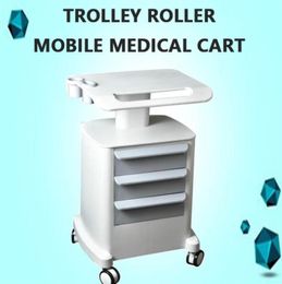 2019 New Trolley Roller Mobile Medical Cart With Draws Assembled Stand Holder For Salon Spa HIFU Machine1449236