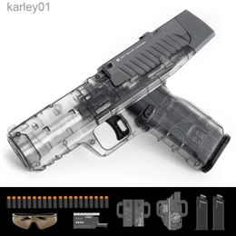 Gun Toys Toy Gun LP55 Soft Bullet Manual Blaster Shooting Model Pistol Air Handgun Rifle Sniper Armas For Adults Boys Birthday Gifts yq240314