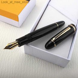 Fountain Pens Fountain Pens Jinhao X159 Acrylic Series Fountain Pen Gold Silver Clip Iraurita Fine Nib for Writing Signature Office School Q240314