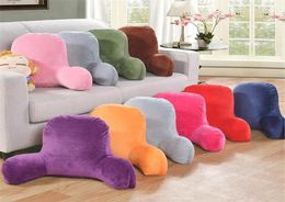 37 Sofa Cushion Back Pillow Bed Plush Big Backrest Reading Rest Pillow Lumbar Support Chair Cushion With Arms Home Decor 2010264293237