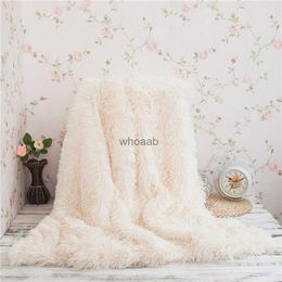 Blankets Wholesale- WINLIFE Super Soft Long Shaggy Fuzzy Fur Faux Fur Warm Elegant Cosy With Fluffy Sherpa Throw Blanket 240314