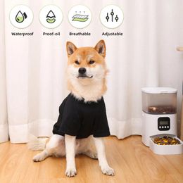 Dog Apparel XS-5XL Summer Pure Cotton Shirts Solid Color Blank Bottoming Puppy Shirt Soft Leisure Cat Vest Clothes For Small Large Dogs