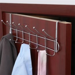 Rails Telescopic Behind Bedroom Rack Bathroom Door Storage Creative Space Free Aluminium The Hanger Punching Hook black