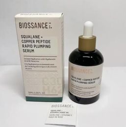 New skincare face Oil Serum Biossance SQUALANE VITAMIN C ROSE OIL 30ml and SQUALANE COPPERPEPTIDE RAPID PLUMPING SERUM 50ml