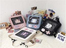 Cute Game Console Design Lolita Girls Shoulder bag Nylon Backpacks Casual Ladies 3 Way Ita Bag New Cartoon Student School bag H0907569934