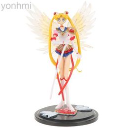 Action Toy Figures 17cm Sailor Moon Anime Figures Kawaii Tsukino Usagi Action Figure PVC Collectibles Model Children Toys For Girl Gift ldd240314