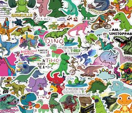 50PCS Dinosaur Cartoon Graffiti Sticker Waterproof For Car Phone Suitcase Notebook Refrigerator Skateboard Stationery Box Wholesal5906755