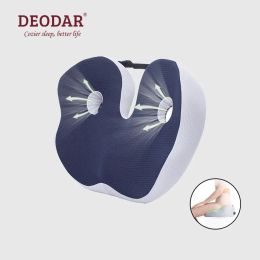 Cushion Deodar Comfort Memory Foam Office Chair Seat Cushion Pain Relief for Coccyx Hemorrhoid Tailbone Prostate Sciatica Pelvic Sores