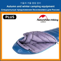 Gear Naturehike Ulg Series Goose Down 750fp Mummy Sleeping Bag Winter 20d Nylon Waterproof Warm Sleeping Bag Outdoor Camping Portable