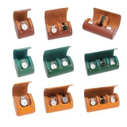 Elegant Watch Display Box PU Leather Case Storage Box Watch Roll Case Watch Jewellery 240314