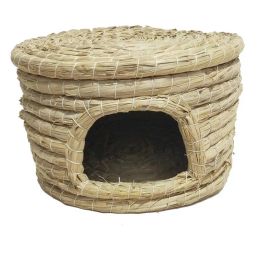 Nests Straw Woven Bird Nest Poultry Incubation Bed Poultry Incubation Bed Bird Breeding House for Pigeon Parrot Hamster Squirrel