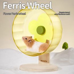 Wheels Hamster Wheel 22cm Large Chinchilla Sports Running Wheel Guinea Pig Gerbil Cage Accessories Toys Small Animals Exercise Supplies