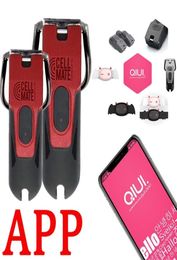 QIUI Cellmate Cage Male APP Remote Control Penis Cock Ring Lock Device Sex Toys For Men Gay 2203293580078