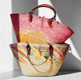 Fold Shopper Tote Bag Shoulder Designer Bags Purse And Handbag Woman Casual Luxury Weave Crossbody Mens Anagram Embroider Clutch Straw Beach