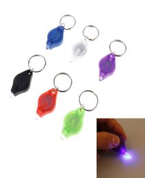 Mini LED Flashlight Keychain Portable Outdoor LED Key Ring Light Torch Emergency Camping Lamp Household Sundries4632339