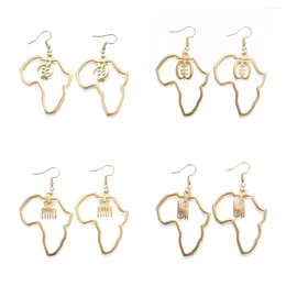 Dangle Earrings Kissitty 4 Styles Gold Color For Women Stainless Steel Hook Jewelry Finding Gift