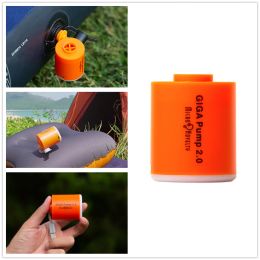 Tools Giga Pump 2.0 Mini Air Pump for Mattress Mat Camping Outdoor Portable Electric Iator Swimming Ring Vacuum Pump with 5 Nozzles