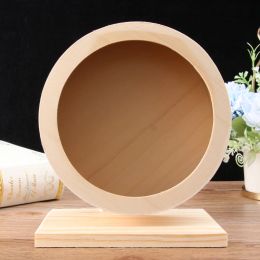 Wheels Small Pets Exercise Wheel Hamster Wooden Mute Running Wheel Play Rest Nest for Rat Gerbil Mice Chinchillas Hedgehogs Guinea Pigs