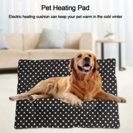 Mats Heating Pad Soft and Cosy USB Electric Blanket Pet Mat Pad for Dogs and Cats, Removable Washable Cover Pet Bed