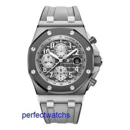 AP Modern Watch Fashion Watch Royal Oak Offshore Series 42MM Titanium Automatic Mechanical Mens Luxury Watch 26470IO.OO.A006CA.01