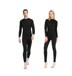 Women039s Swimwear Sbart 15mm Full Black Wet suits for Man Woman Nylon Neoprene One piece Sunscreen Durable Thermal Dive Suit 4242598